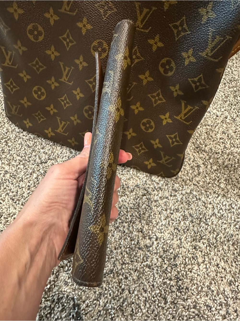 Louis Vuitton Brown Monogram Continental Wallet with Gold Hardware - Picture 4 of 9